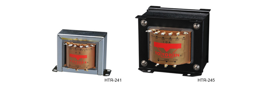 入力100V系、出力側2回路の電源トランス HTR