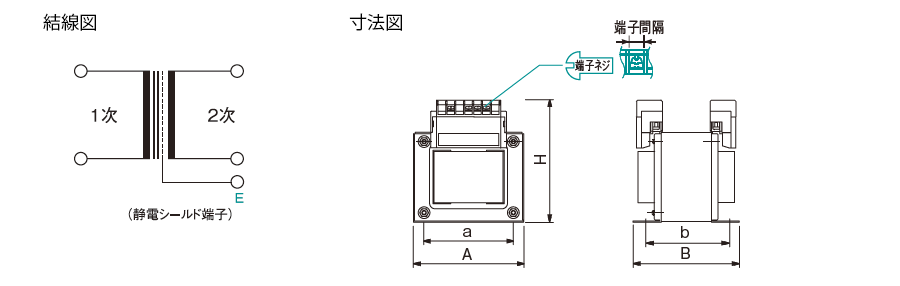 SD51 結線図、寸法図