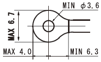端子ネジ M3.5 適合圧着端子